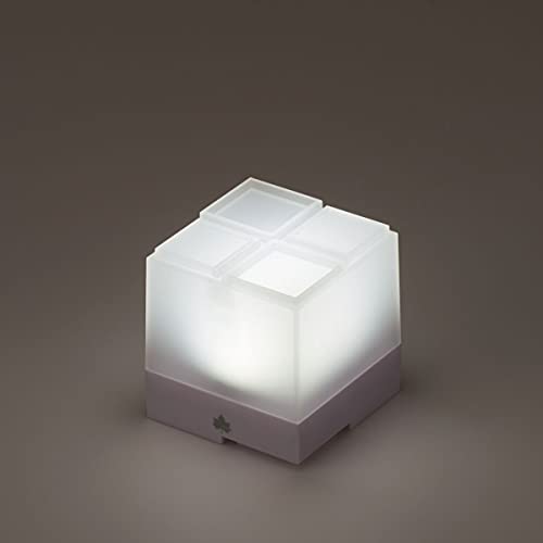 LOGOS Battery-Operated Remote Control Block Light - BA (3 Pieces) 74175030 White (approx.) 8cm W X 8cm D X 8cm H (1 Piece)