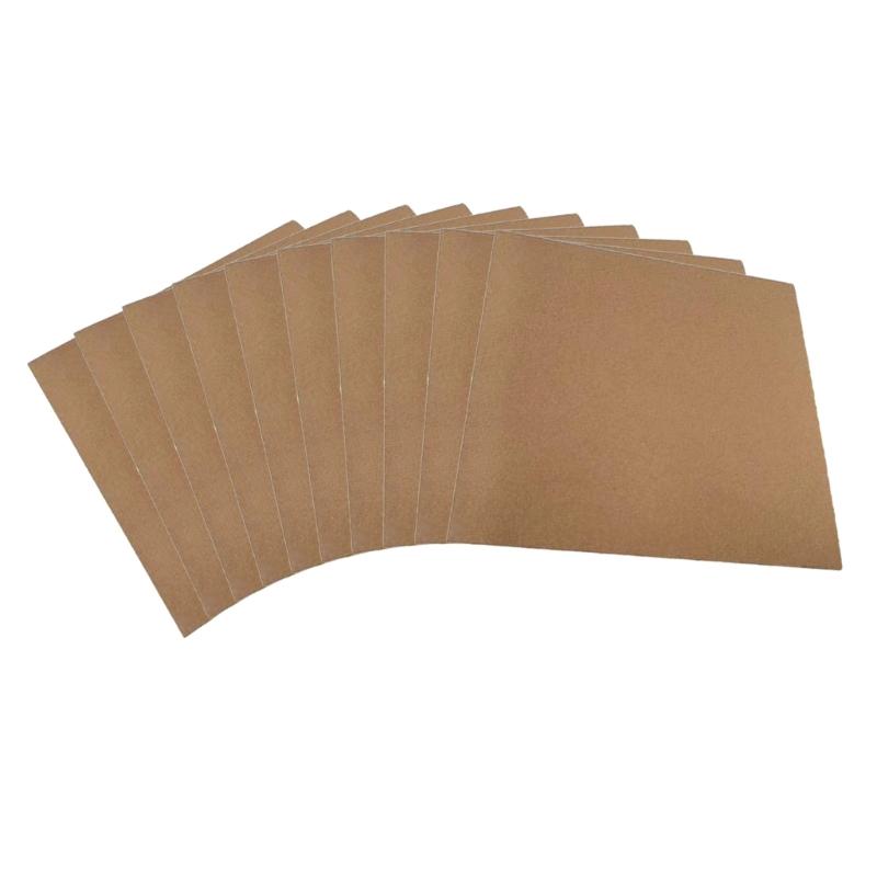 Set of 10PCS Record Inner Sleeves Thick Kraft Paper Storage Bag Cover Anti Static for 12Inch LPs Albums