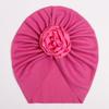 New Threaded Children's Hats, Cute Flower Solid Color Children's Pullovers, Thin Baby Caps