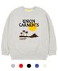 UNION GARMENTS [Fleece-Lined] Garments Sunset Oversized Sweatshirt