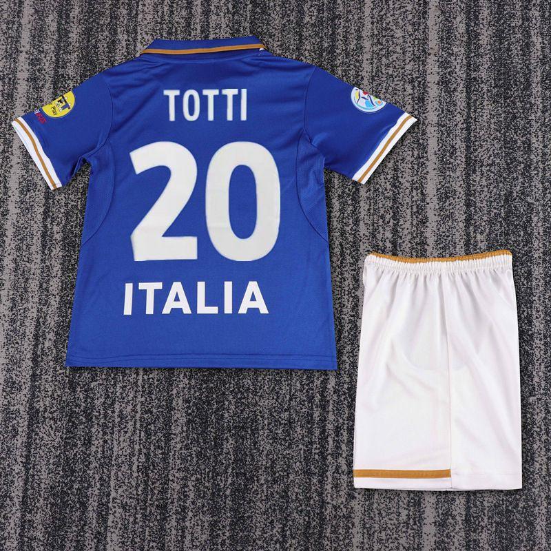 Vintage National Team Retro Football Jerseys Kids Classic Sports Training Shirts
