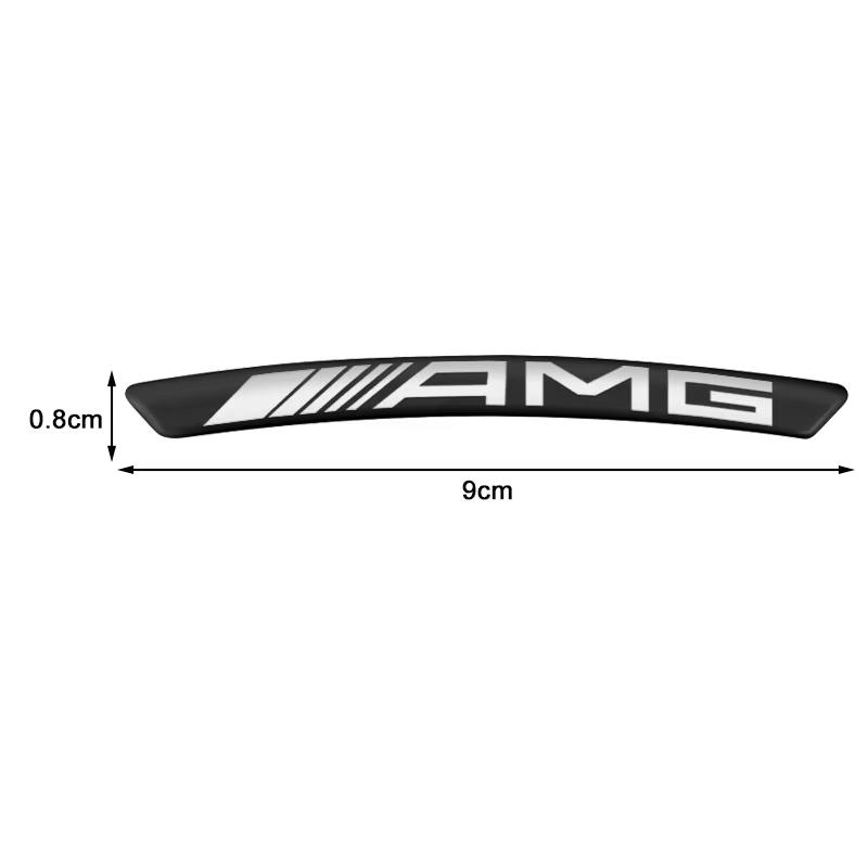 Car Styling 4Pcs Aluminum Wheel Rim Sticker Decal For Mercedes Benz W204 W205 W211 Amg W212 W213 W203 Smart 451 Fortwo W176 W124