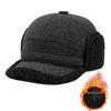 Cappello Lei Feng Caldo da Uomo con Protezione per le Orecchie per Autunno e Inverno - Ideale per il Tempo Libero all'Aperto, Ispessito, con Fodera in Velluto, per Mezza Età e Anziani.