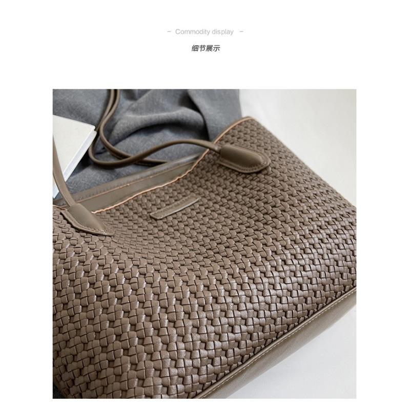 Tooxika Women's New Simple High-end Large-capacity Tote Bag Versatile Single-shoulder Underarm Bag