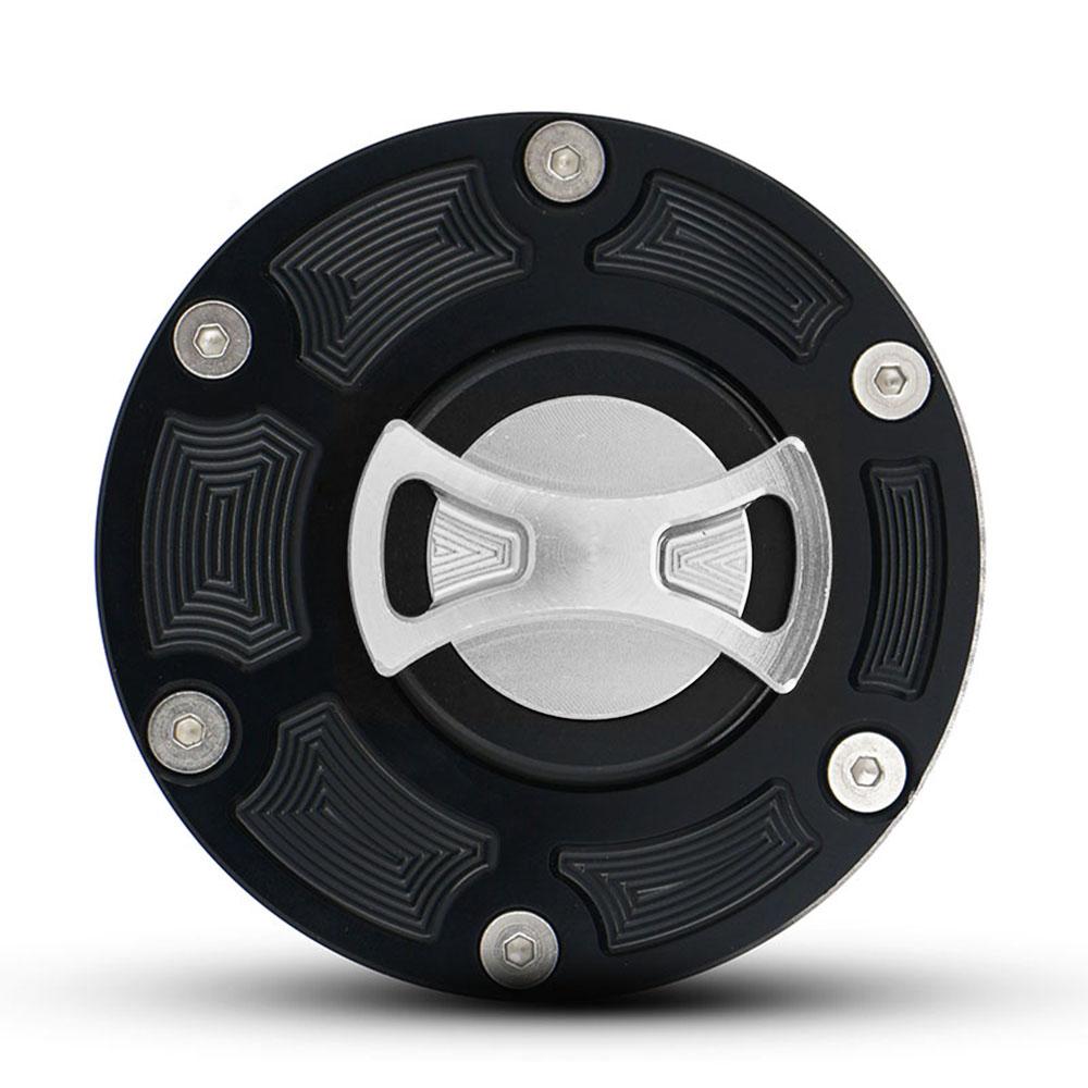 Motocyklový CNC uzávěr palivové nádrže Kryt nádrže na benzín, olej Kryt benzínu pro Aprilia RS125/RS250 RSV1000 Mille Shiver 750 Tuono