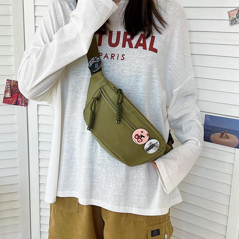Tooling Women's Breast Bag Trend Simple Shoulder Messenger Bag Leisure Sports Versatile Dumpling Bag Portable