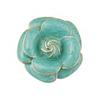 Scarf Button Camellia Shape Alloy Brooch with Glossy Glaze Sweaters Collars Hats Bags Coats Scarves Badge Outfit Accessory