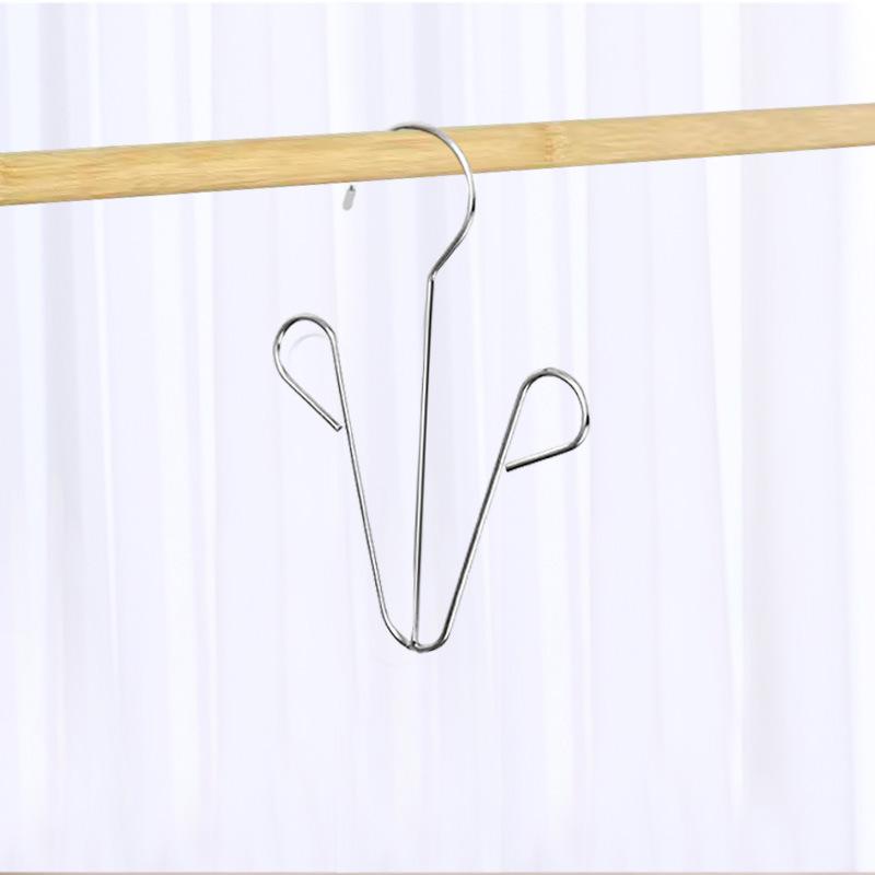 Stainless Steel Shoe Drying Rack Multi-functional Shoe Drying Rack Household Balcony Shoe Drying Rack Hook Dormitory Shoe Drying Rack Shoe Drying Rack
