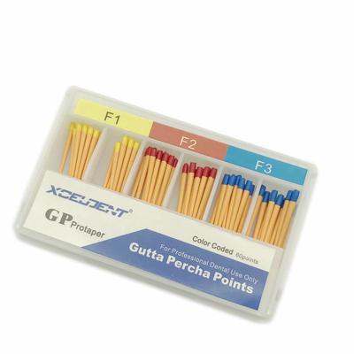 60 Pz/scatola Carta Assorbente Gutta Perca Punti F1 F2 F3 Per Uso Dentale Radice Endodonzia