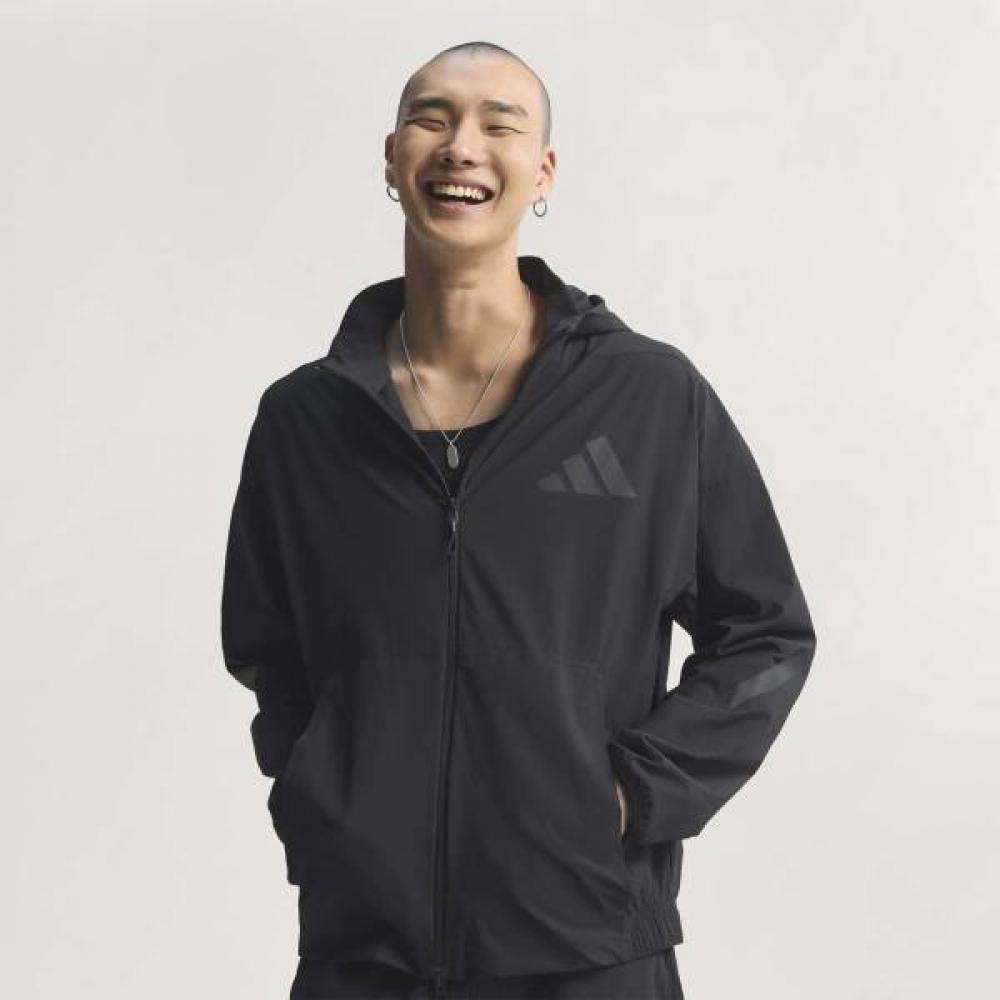 Adidas Loose Fit Upf50 Protection For Outdoor Activities Z.n.e. Woven Track Top AS