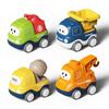 Kids Pull Back Car Toys Car Model Boy Double Return Force Mini Toy Vehicle Cartoon Engineering Truck Educational Toy Boys Gifts