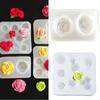 3D Rose Silicone Candle Molds for Epoxy Resin Candle Soap Fondant Chocolate Candy Baking Cement Clay Silicone Molds