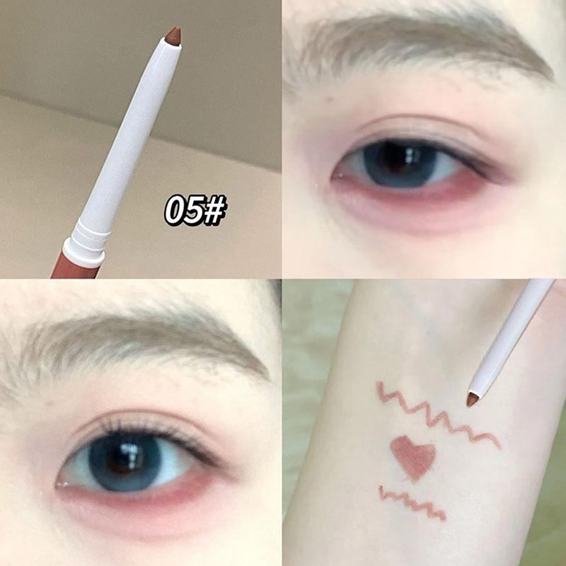 Herorange Glitter Diamond Silkworm Pencil Peach Shimmer Highlighter Aegyo Sal Stick Brighten Eye Shadow Pen Makeup Cosmetic