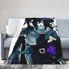 Forsaken Azuretime Plush Blankets Students  Flannel Throw Blanket For Couch Chair Sofa Bed Warm Soft Custom Quality Bedspread