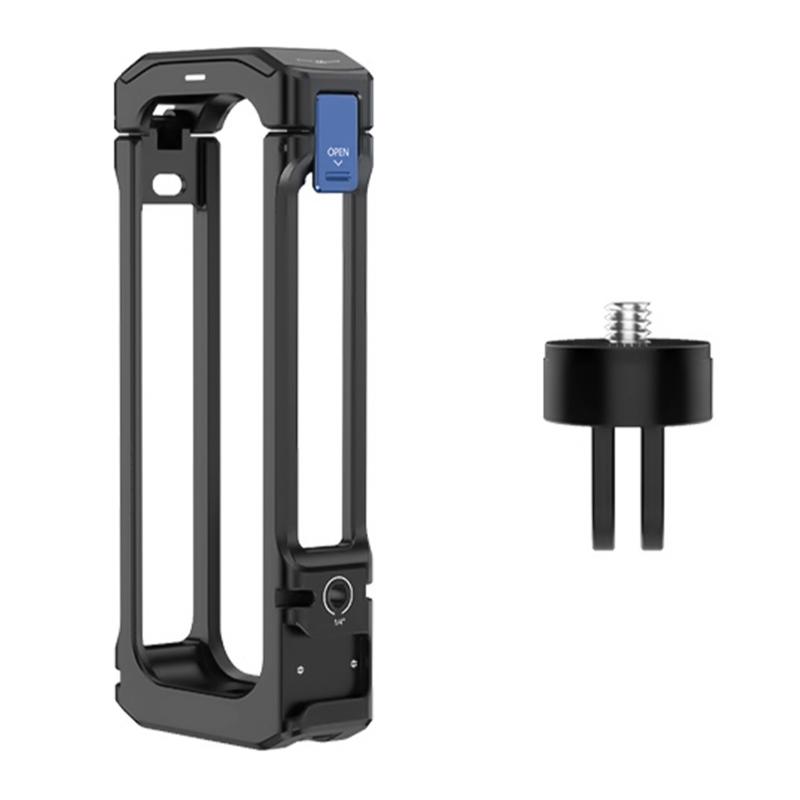

Protective Metal Frame Case for 360 X4 Sports Camera Featuring Quick Release Designing 1/4 Threaded Hole 1
