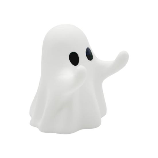 Halloween Ghost Pen Holder 3D Printed Cartoon White Ghost Stationery Pencil Stand Home Office Desktop Decoration Ornament