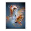 Abstract Metal Figure Statue Canvas Painting Poster and Prints Golden Portrait Sculpture Wall Picture for Living Room Home Decor