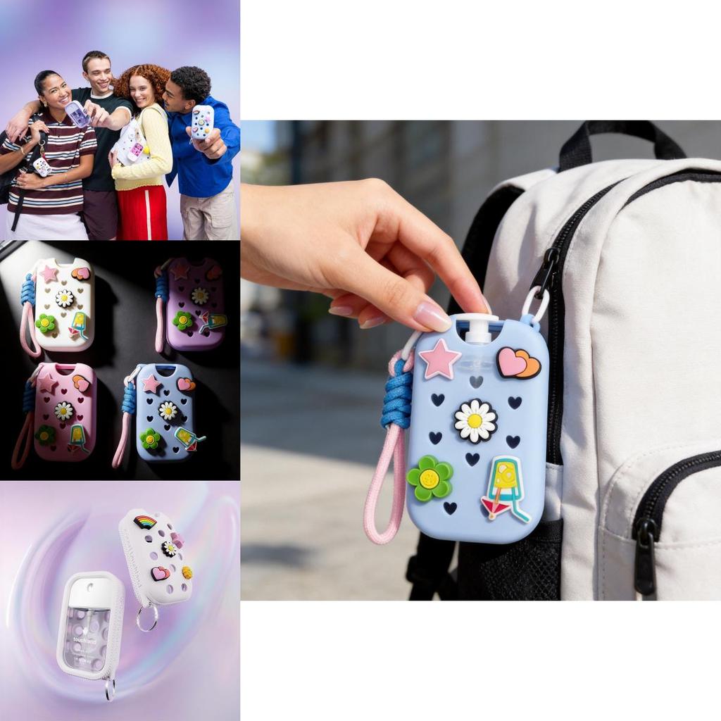 Touchland Hand Sanitizer Holder For Spray Bottles With Eva Material For Travel And Daily Use