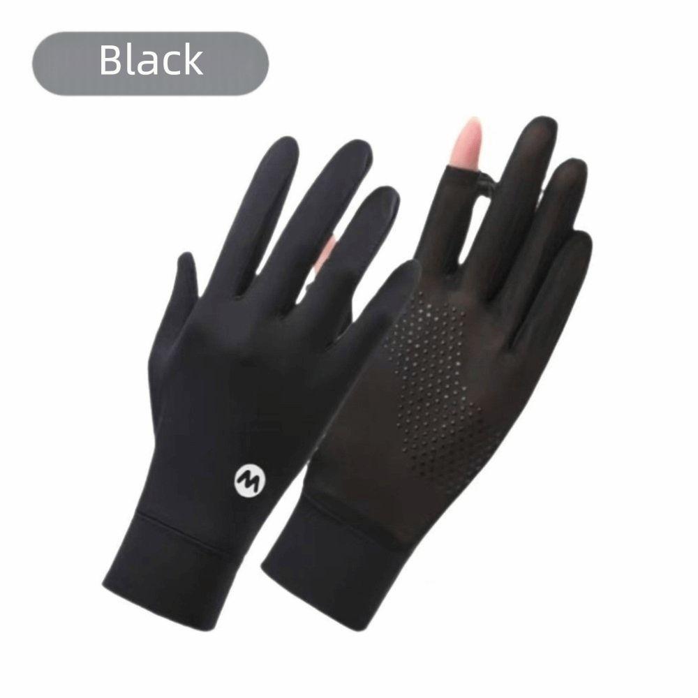 Non-Slip UV Protection Gloves Breathable Ice Silk Gloves Unisex Sun Protection Gloves Hiking
