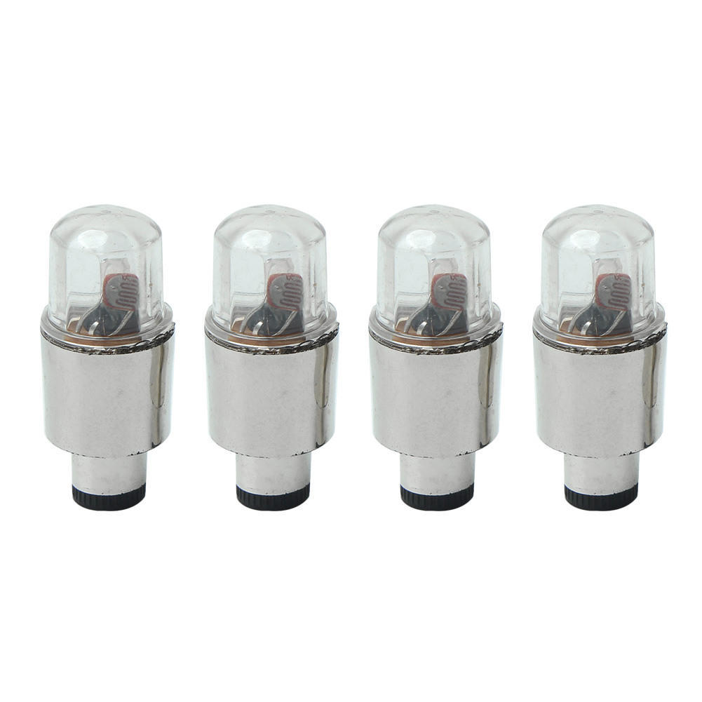 ISpchen Luce Per Pneumatici Per Valvole Per Auto, 2PCS Luci Per Ruote A LED Luci Per Ruote Per Biciclette A LED Tappo Per Valvole Per Pneumatici LED Lampada Per Flash Al Neon - Foto 8