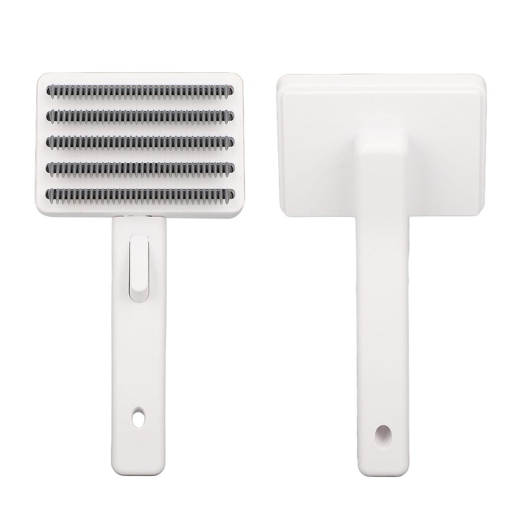 Dog Deshedding Brush Durable ABS Portable Comfortable Handle Body Massage Hair Scurf Removal Dog Brush for Dog Cat Pet