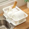 Draining Bowl and Plate Rack, Kitchen Storage Rack, Sink Tableware Organizer, Household Countertop Bowl Cabinet, Bowl and Chopstick Storage Box