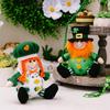 Patricks Day Ornament Leprechauns Doll Hangings Pendant for Festival Parties Tree Hangings Decorations Toy for Kids Boy Girl