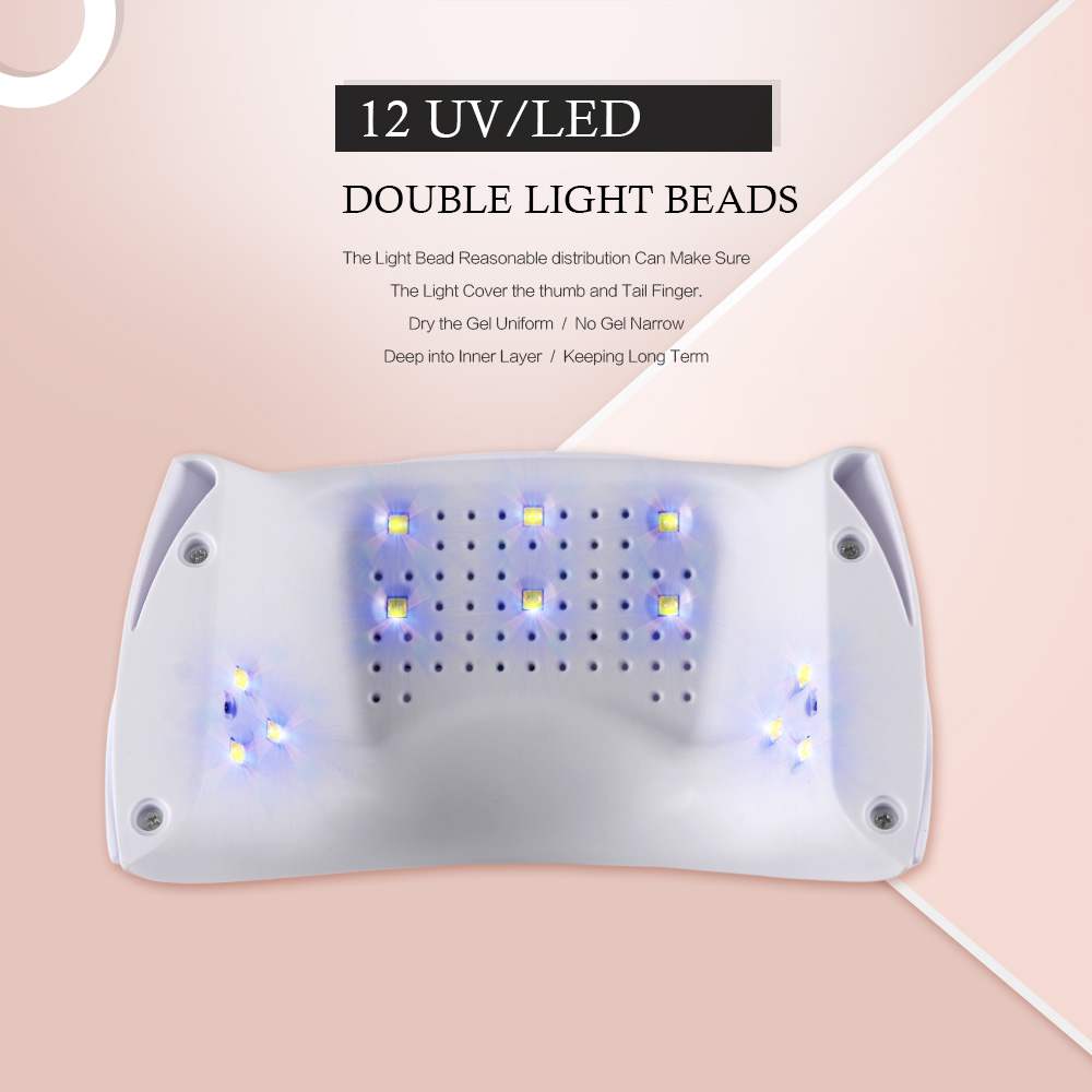 VANREESA 9SD 36W UV-LED-Lampe 12 Lampen Nagel-Gel-Nagellack-Aushärtung Smart Phototherapie Nagelkleber-Trockner-Maschine