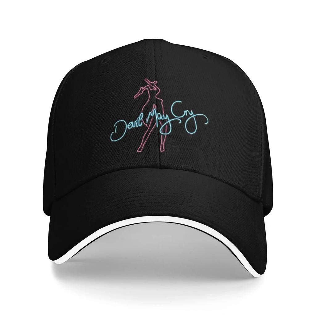 DMC Neon Casual Baseball Cap  Kpop Rock Hip Hop Hats Summer Sunscreen Couple Women Streetwear Snapback Cap