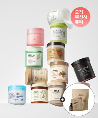 [Total 100 Sheets] 60 Pads (+30-Sheet Refill + 5 Packs of 2 Pads + 14ml Essence Gift)