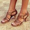 Women Gladiator Sandals Summer Shoes Wedges Sandals Woman Cross Tied Sandals Plus Size 35 -43 Chaussures Femme56hot
