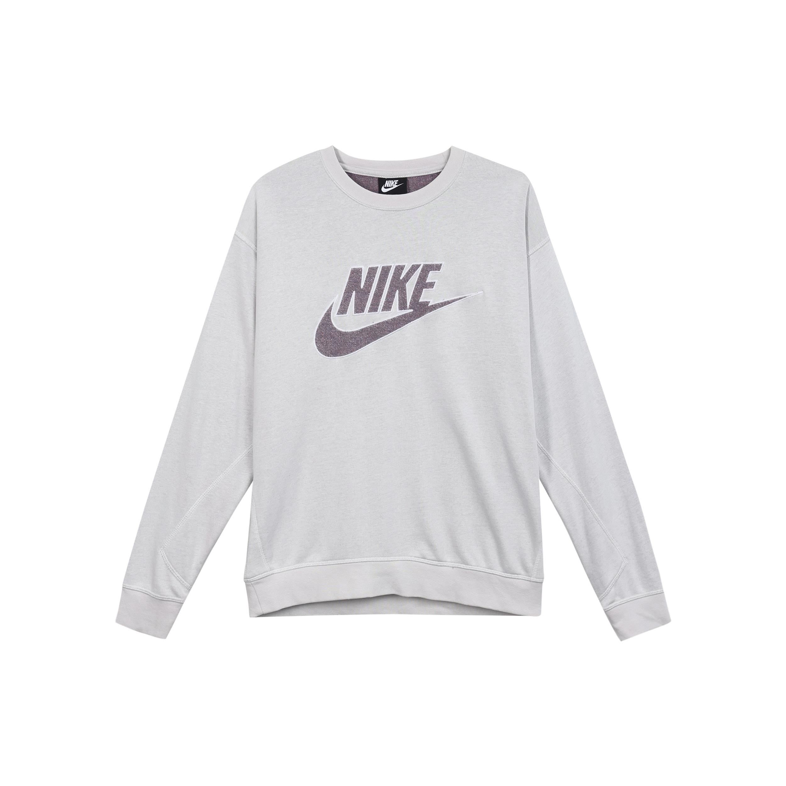 Мужские толстовки Nike Светло-серые с круглым вырезом Умеренные Другие CU4508-910 XL