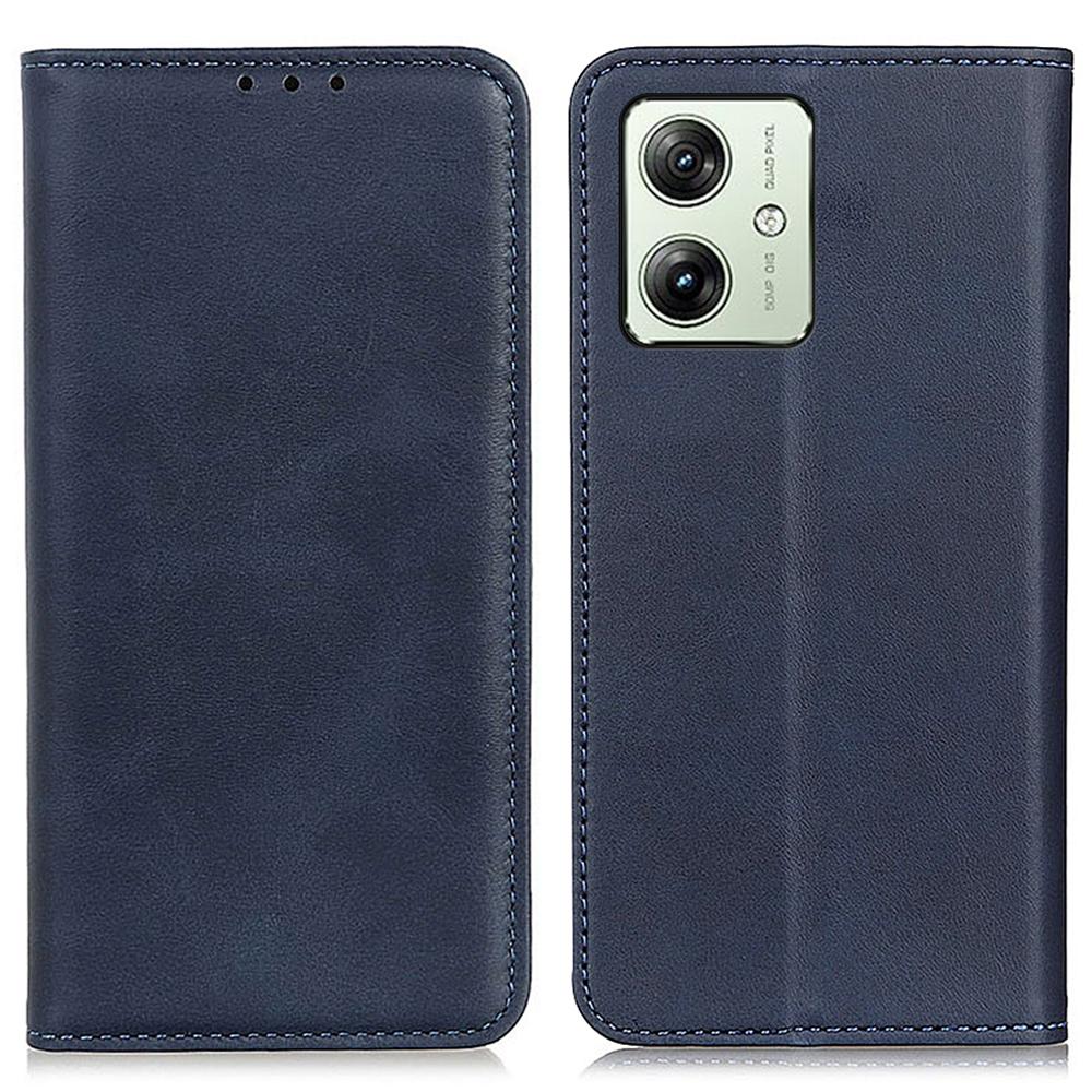 For Motorola Moto G54 5G Case with Wallet Split Leather Phone Stand Cover
