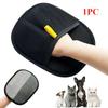 2-in-1 Double-Sided Pet Grooming Gloves - Cat & Dog Hair Remover Brush for Kitten Puppy Cleaning