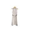 2025 Summer Women's Cotton Linen Sleeveless Waist-Hugging Dress