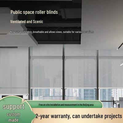 Flame-Retardant Sunshade Roller Blind for Office and Balcony