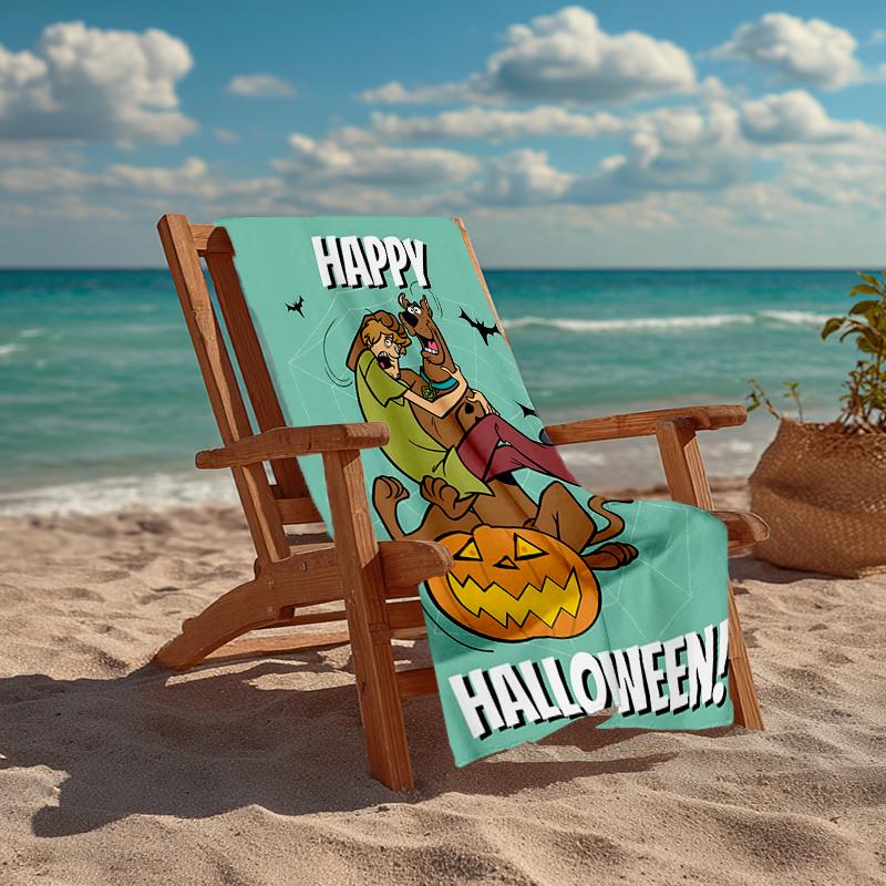 Ultra-Soft Beach Towel with Scooby-Doo Theme,Ideal for Pool - Camping, Diving - Perfect Travel Essential, Vibrant Beach Towel.