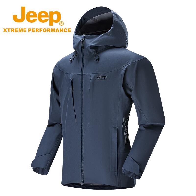 Jeep Men's Waterproof Windproof Hardshell Jacket