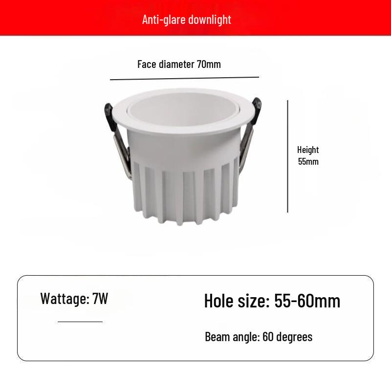

Nufeng Eye-Protecting LED Downlight