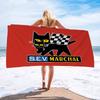 Vintage Logo Sev M-Marchal Brand Microfiber Blanket Quick Drying Beach Towels Oversized Printing Absorbent Pool Towel Blanket