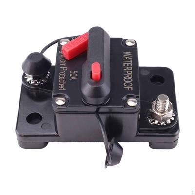 12V-48V DC Marine Circuit Breaker with Manual Reset for RV, Truck, ATV