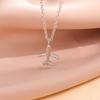 Fashion Exquisite Airplane 925 Sterling Silver Plane Clavicle Chain Necklaces