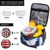 Satoru Gojo Anime Sac à Lunch Isotherme Japonais pour Femmes Bureau Refroidisseur Boîte Thermique Alimentaire Sac Tote Boîtes à Lunch Portables Contenant