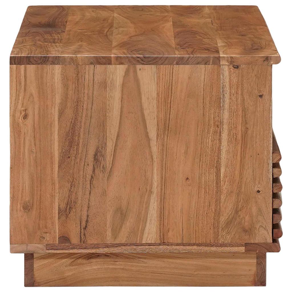 Handcrafted Coffee Table Teak Brown 85 X 45.5 X 40 Cm