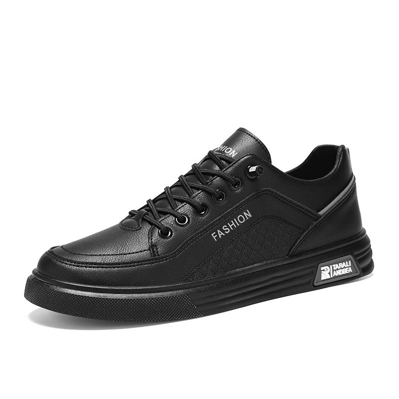 Putian Men's Shoes New Breathable Little White Shoes Men's Trend Versatile Sports Shoes Flat Casual Board Shoes Leather Tide Waterproof
