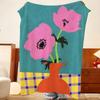 Artist S-Shotaro M-Murakami Throw Flannel Throw Blanket, Lightweight Cozy, Durable Washable Cute Cool