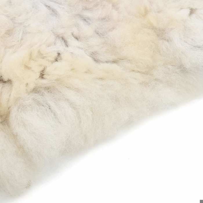 VidaXL Peau de mouton Crème (60-70)x(90-100) cm