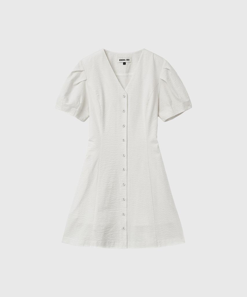 General Idea Voluminous Mini Dress [Ivory] / Gf2Lop511