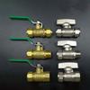 Brass Nickelage DN15 DN20 Male/Female Thread Ball Valve 1216/1418/1620/2025/2632 Pex Pipe Fitting Aluminum Plastic Pipe Fittings