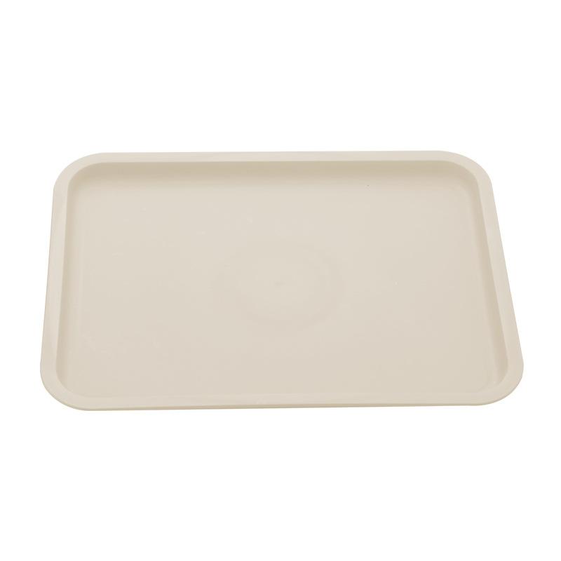 Nordic style rectangular tray household teacup plastic storage tray, restaurant kindergarten tray